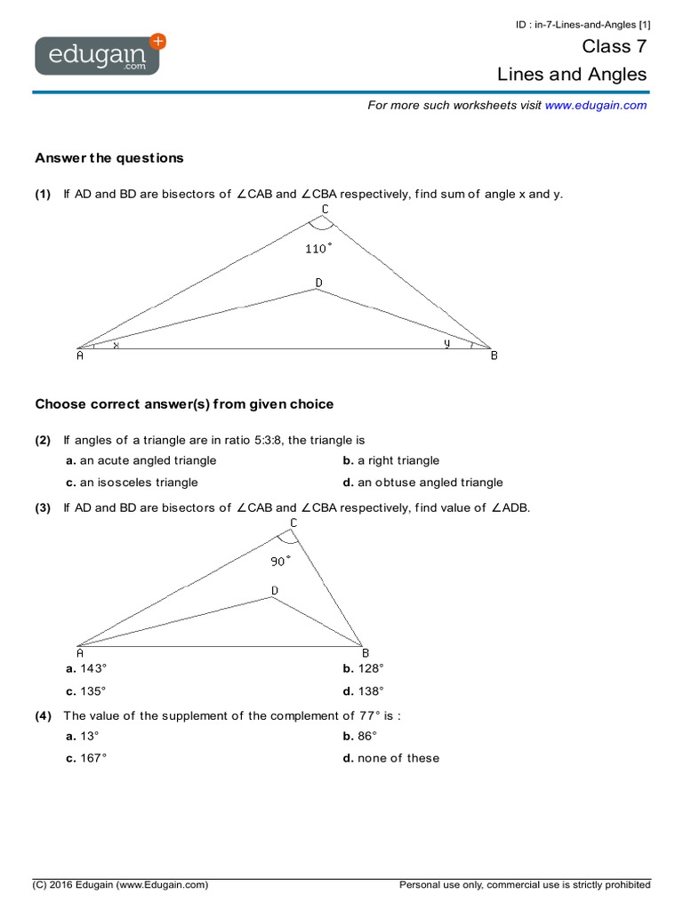 Soal Triangle Geometric Shapes