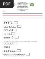 Kindergarten Assessment Test Samples | PDF | Philippines