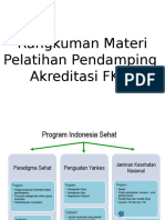 Rangkuman Akreditasi FKTP Puskesmas