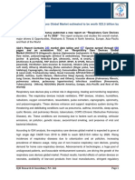 IQ4I Research & Consultancy published a new report on “Respiratory Care Devices Global Market  – Forecast To 2026”  