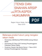 Retensi Dan Pemusnahan Arsip Serta Aspek Hukumnya