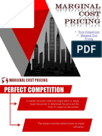 Price Competition Marginal Cost Pricing Advantages Disadvantages Short Run Decision and Long-Run Decision