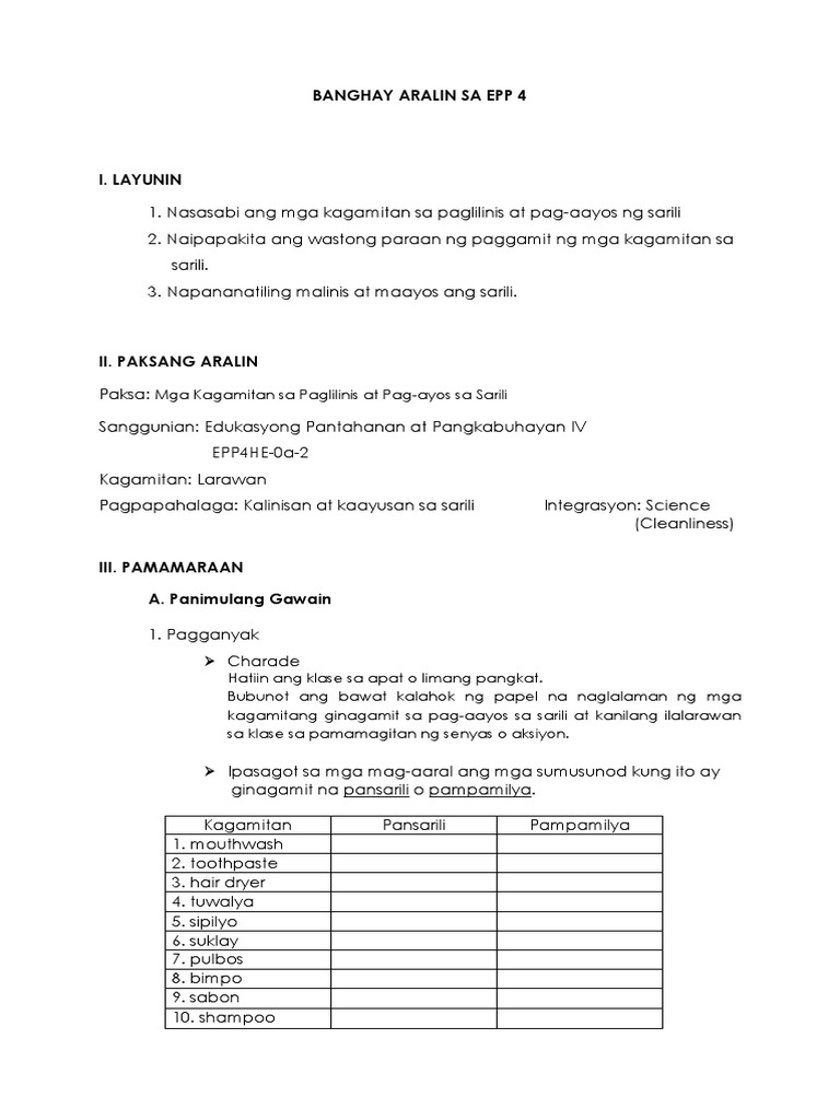 Epp4 DLP 2 | PDF