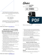 Manual BATIDORA Oster FPSTSM5101 FPSTSM5102