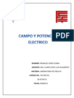 Informe de Lab3 de Campo Eléctrico