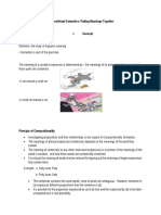 Compositional Semantics Putting Meanings Together Narrative (Report)