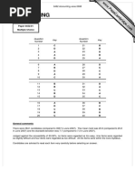 Accounting: Paper 0452/01 Multiple Choice