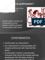 What is the Catholic sacrament of confirmation