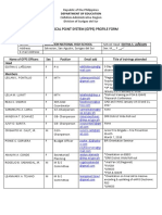 GFPS Profile Form of Salvacion National High School