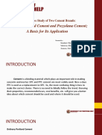 Comparing Ordinary Portland and Pozzolana Cements for Concrete Applications (39