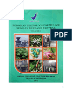 Pedoman Teknologi Formulasi Sediaan Bebasis Ekstrak Vol 1 PDF