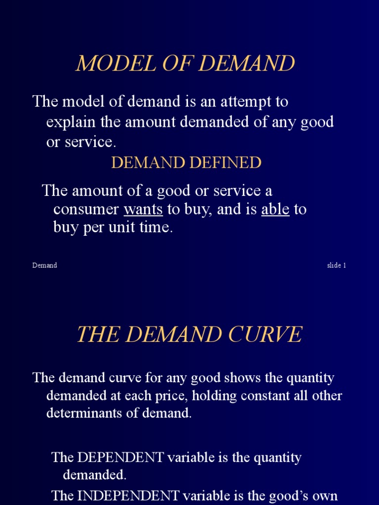 Understanding Demand and Demand Curves | PDF | Demand | Demand Curve