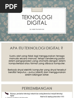 Teknologi Digital Fisika Kelas 12