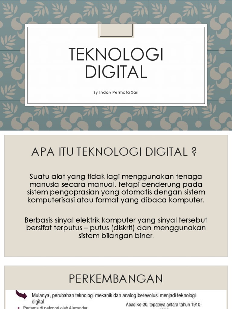 Teknologi Digital Fisika Kelas 12 Dunia Sosial