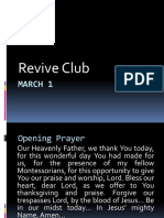 Revive March 1