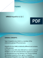Hepatitis Viruses: VIRUS:Hepatitis A, B, C