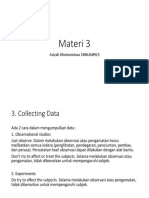 Biostatistik Dasar - Collecting Data