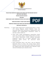 Permen PUPR 28-2015 TTG Penetapan Garis Sempadan Sungai Dan Garis Sempadan Danau