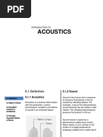 Introduction To Acoustics