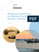 Advisory Commission on Rakine State; Lessons-Learned