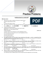 Problems Based On Conduction Basic Level: Transmission of Heat