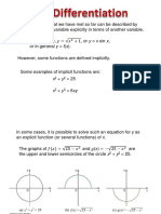 Implicit Differentiations