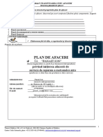 Model Plan de Afaceri