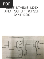 Oxosynthesis, Udex and Fischer Tropsch Synthesis