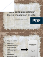 Askep Pada Lansia Dengan Depresi Mental Dan Ansietas