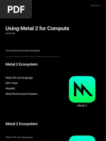 608 Using Metal 2 For Compute