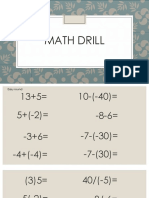 Math Drill