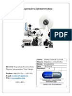 Manual de Uso Etiquetadora Plana PDF