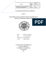 Laporan 1 (Karakterisasi Dan Klasifikasi Bakteri Dengan Metode Numerik-Fenetik