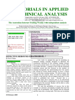 Tutorials in Applied Technical Analysis: The Australian Internet Trading Weekly With Independent Analysis