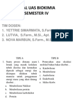 Soal Uas Biokimia