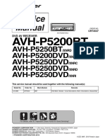 Avh-P5200bt: Avh-P5250bt Avh-P5200dvd Avh-P5250dvd Avh-P5250dvd Avh-P5250dvd