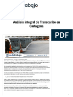 Análisis Integral de Transcaribe en Cartagena - Cedetrabajo