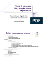 Adaptacion de Impedancias Lineas de Transmision