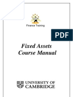 Fixed Assets Training