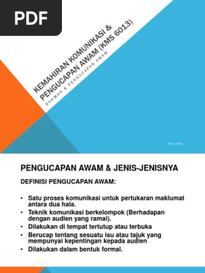 Bab 2 Dakwah Pengucapan Awam Pdf