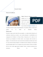 Biografia de La Madre Teresa de Calcuta
