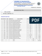 Government of Maharashtra Provisional Allotment List