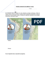 Prueba Conquista de América y Chile