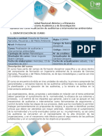 Syllabus Del Curso Realización de Auditorías e Interventorías Ambientales PDF