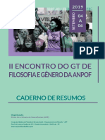 2019 II GT Filosofia Genero - Caderno de Resumos