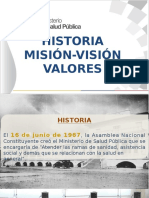 Historia Mision Vision Valores