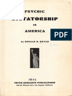 1940 Bryan Psychic Dictatorship PDF