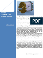 Dynamatic Technologies LTD® Hydraulic Gear Motor, Model:1DR: Salient Features