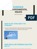 Evidence:: Environmental Issues