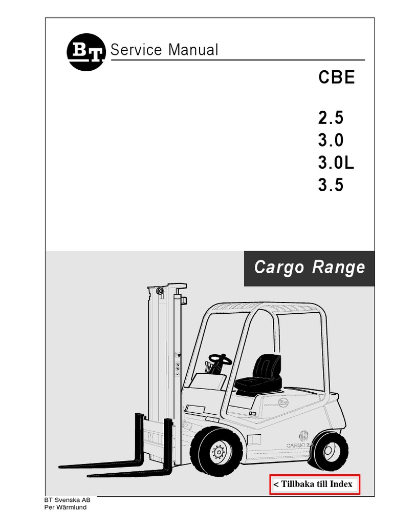 CBE 2 .5 3 .0 3 .0L 3 .5: Service Manual | PDF | Tire | Electric Motor